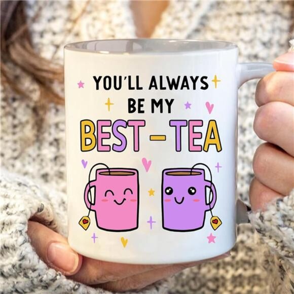 Moms Best Friend Coffee Mug - BEST-TEA  Gift‎ for Women  Mothers Day Gifts - Picture 3 of 5